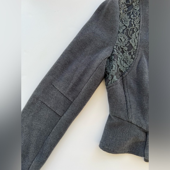 Free People - military style cropped knit jacket - Picture 4 of 15